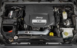 Jeep Wrangler Performance Air Intake - K&N Engineering - NextGen Aluminum - `12-`18
